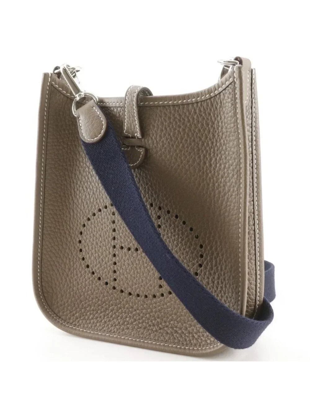 Hermes Evelyne TPM Taurillon Clemence Brown Shoulder Bag